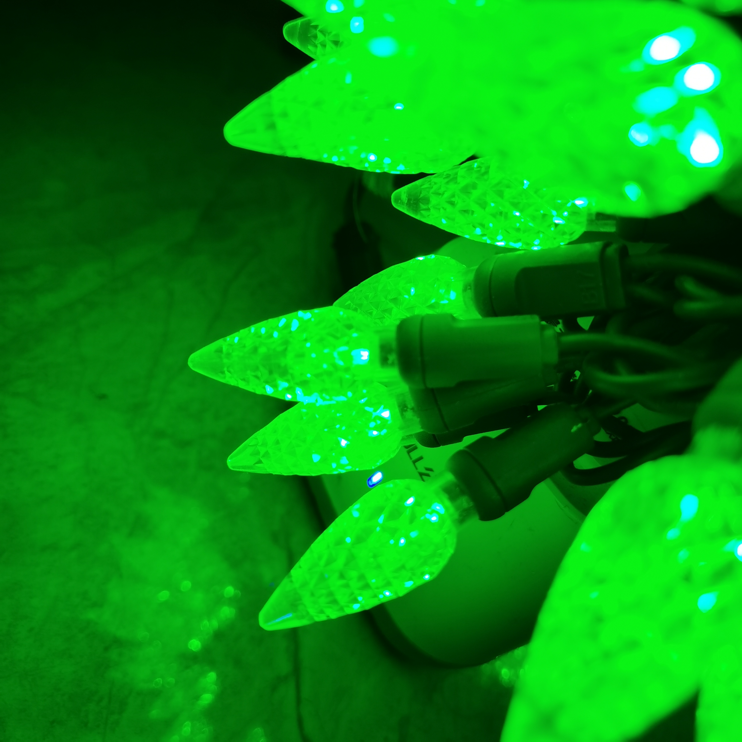 UL C6 ストロベリーグリーン LED ストリングライト