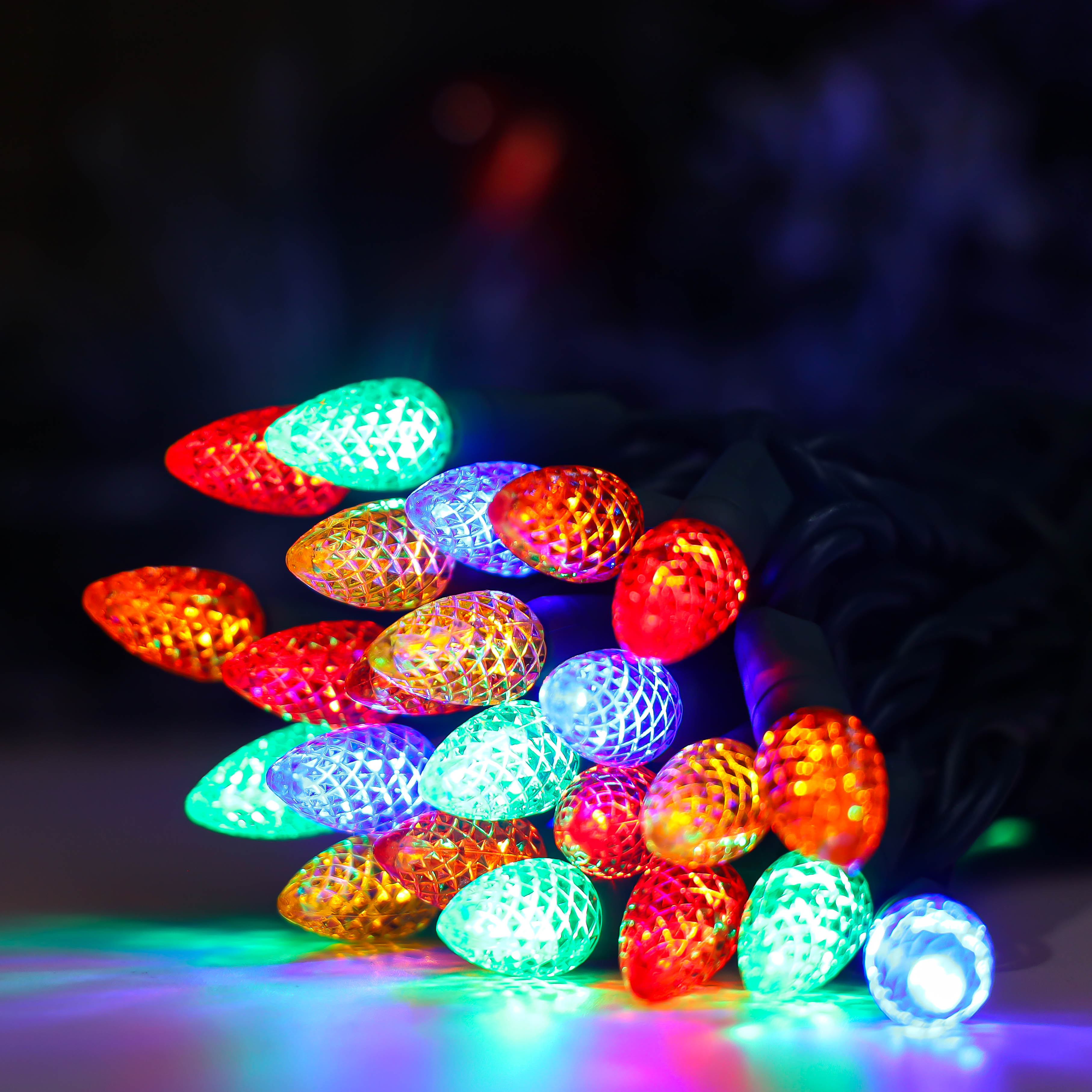 UL C3 LED ストリング ライト屋外多色のクリスマス ライト