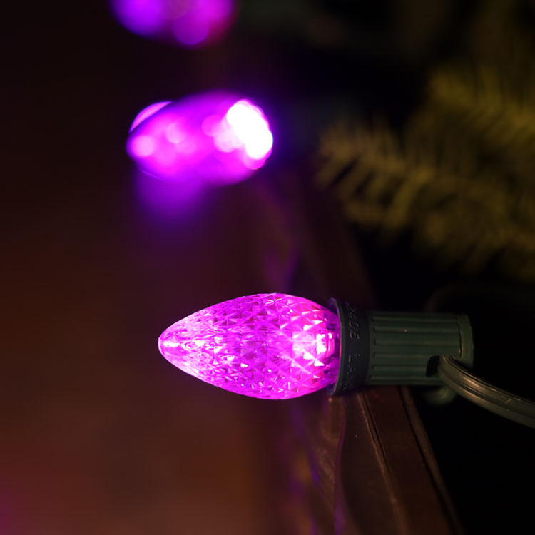 120V UL紫色のC7 LED交換電球