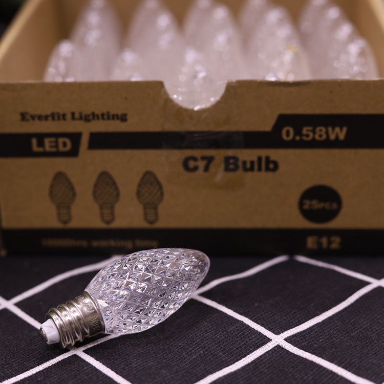 C7 コールド ホワイト ナイト LED 交換用電球