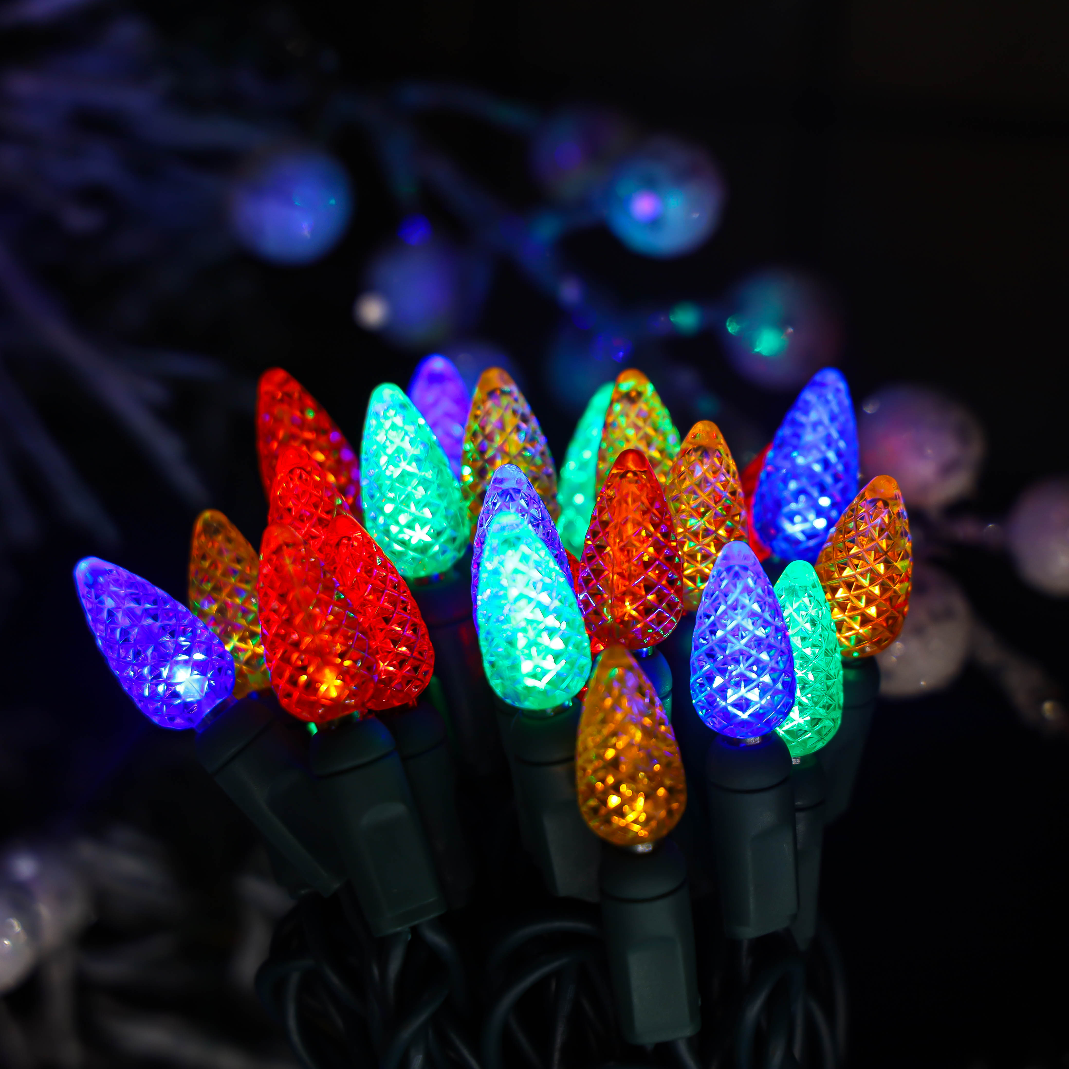 UL C3 LED ストリング ライト屋外多色のクリスマス ライト