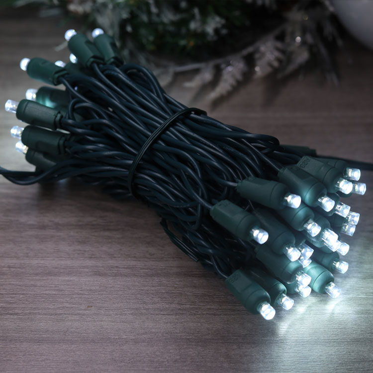 広角ミニ LED UL ストリング ライトクール ホワイト クリスマス ライト UL 屋外および屋内使用