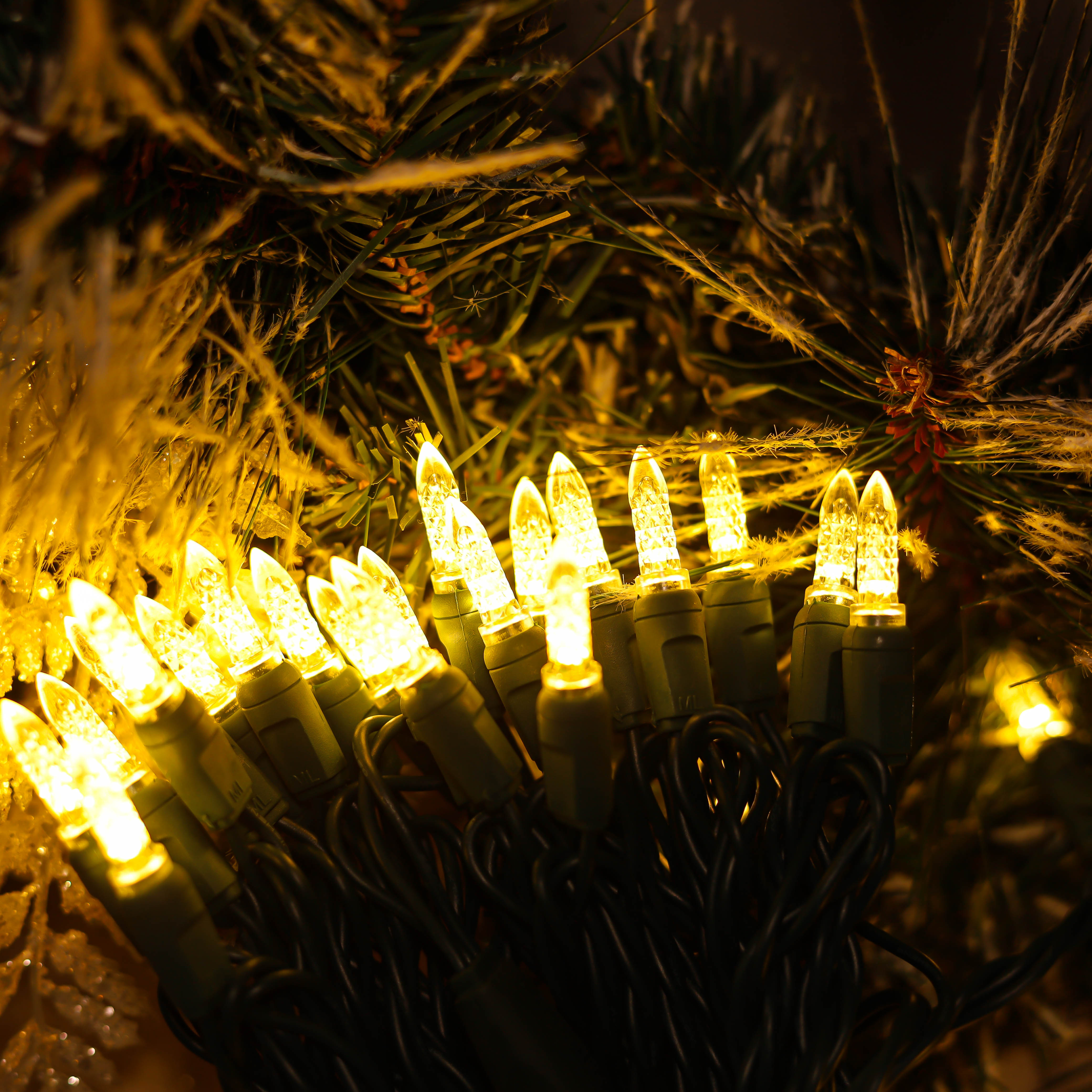 ウォームホワイトUL認定M5 LEDクリスマスライト