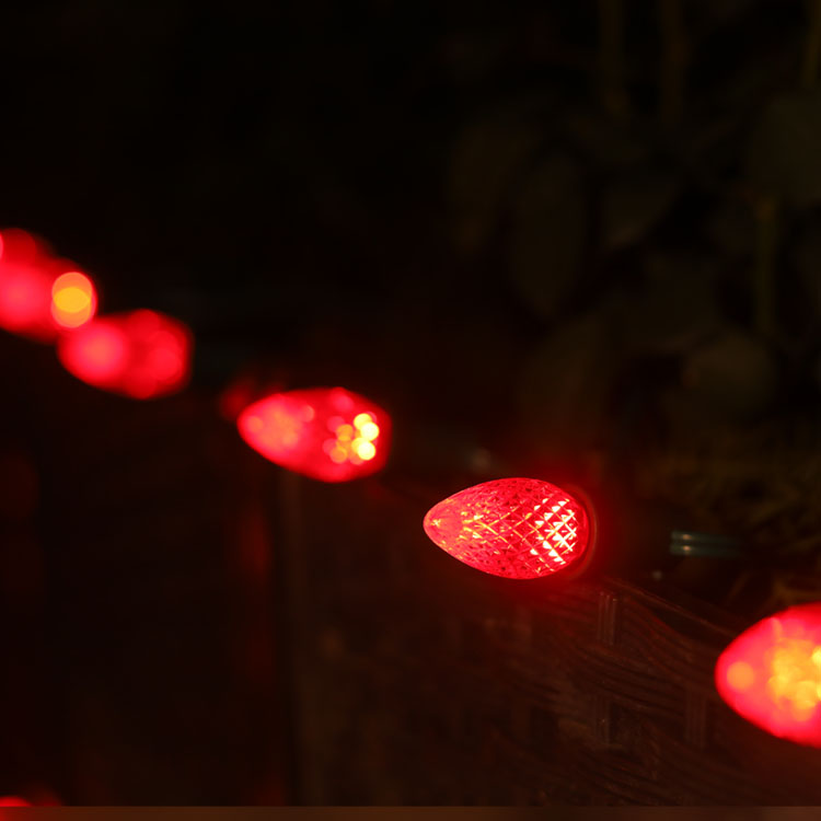 屋内および屋外用の防水赤色 LED 交換用電球