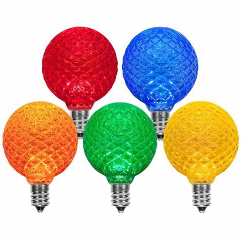 防水UL 120V G50 E12ファセットLED電球