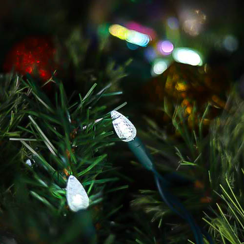 UL商業グレードC3 LEDストリングライト冷たい白いクリスマスライトの屋外使用