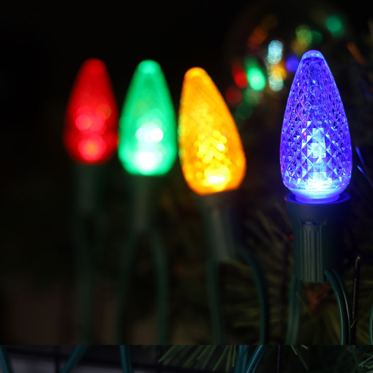 UL C9 Minleon LED交換用電球 マルチクリスマス電球