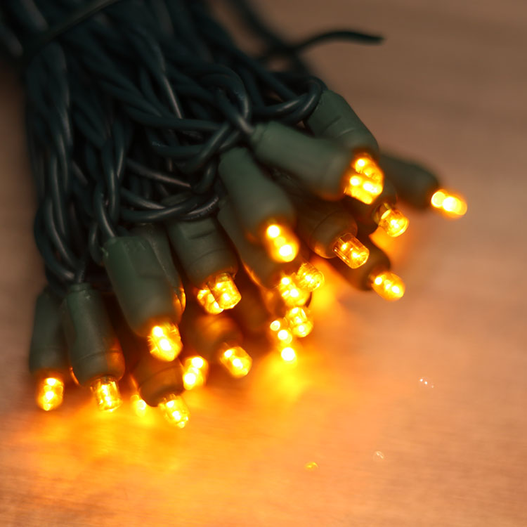 5mm広角黄色のLED文字列ライト