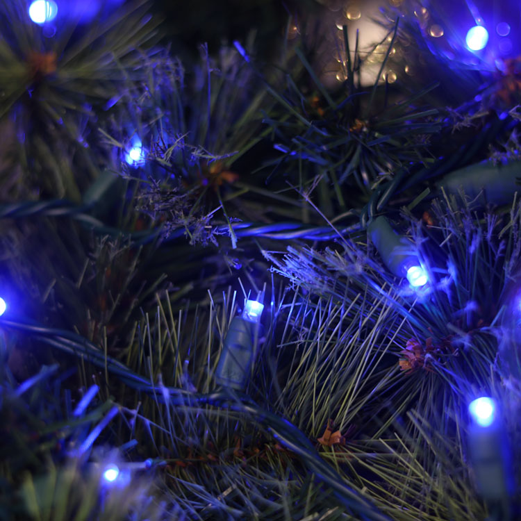 5MM 広角ミニ LED ストリング ライト UL ブルー クリスマス ライト セット屋外