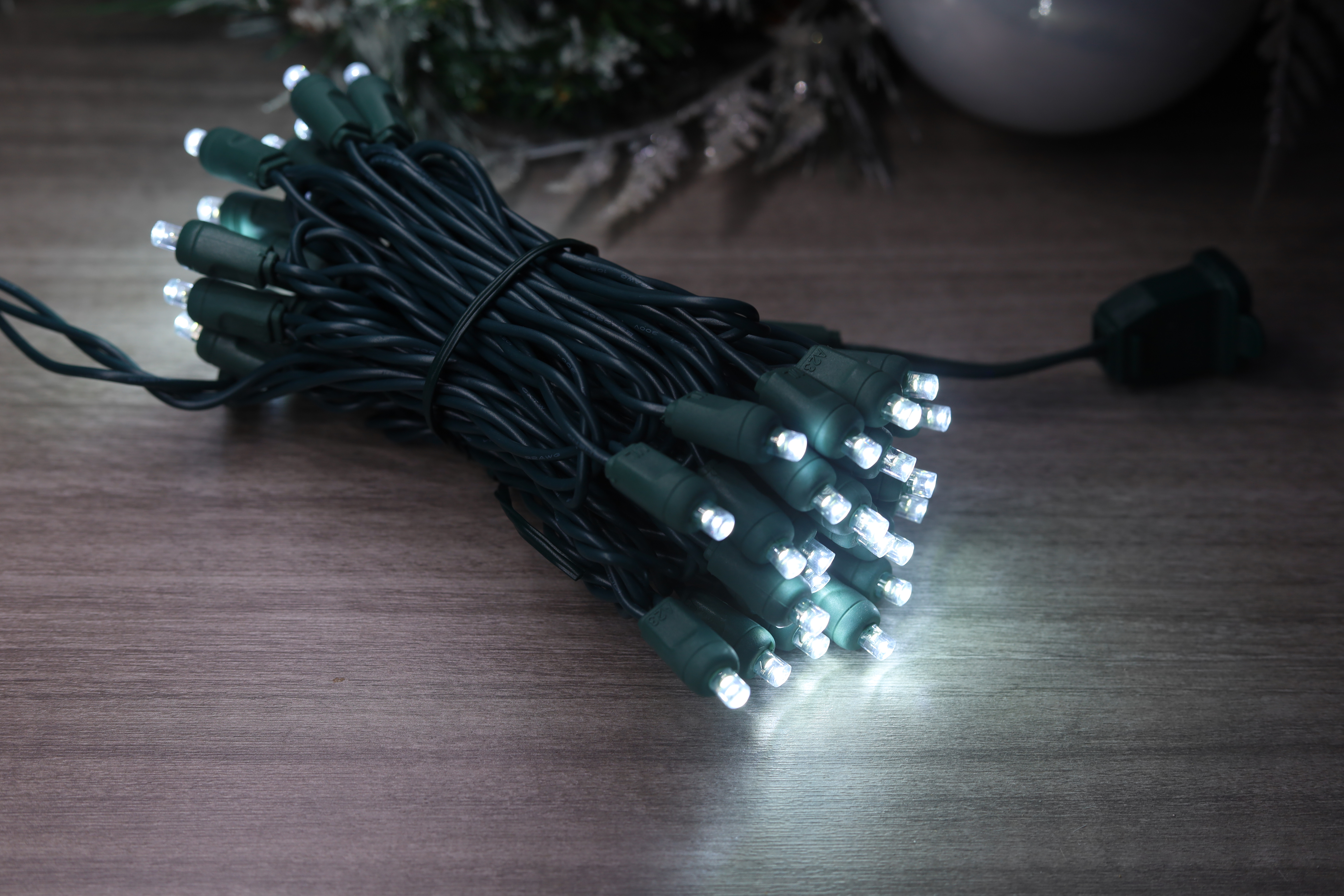 広角ミニ LED UL ストリング ライトクール ホワイト クリスマス ライト UL 屋外および屋内使用