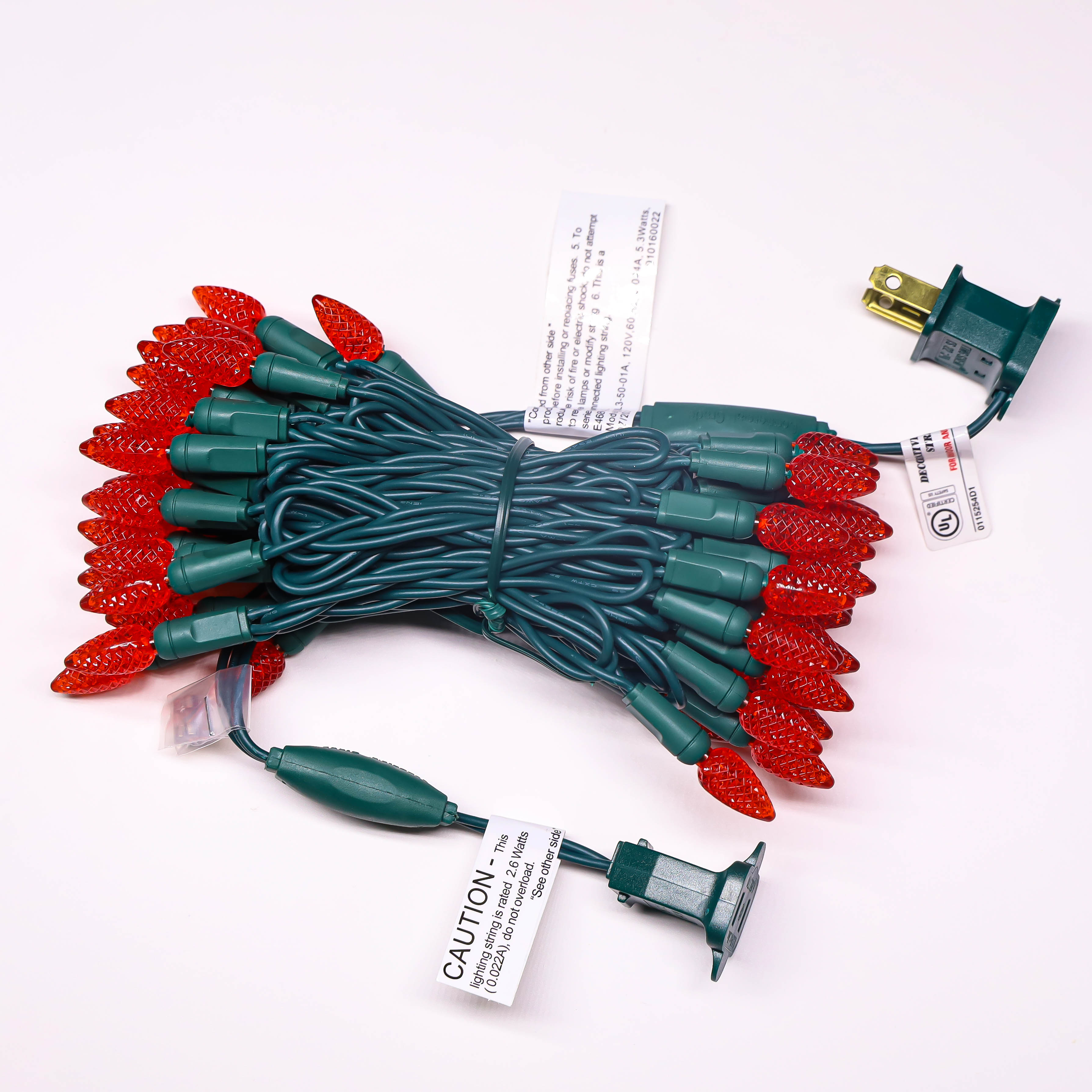 120V UL RED C3クリスマスLEDライト