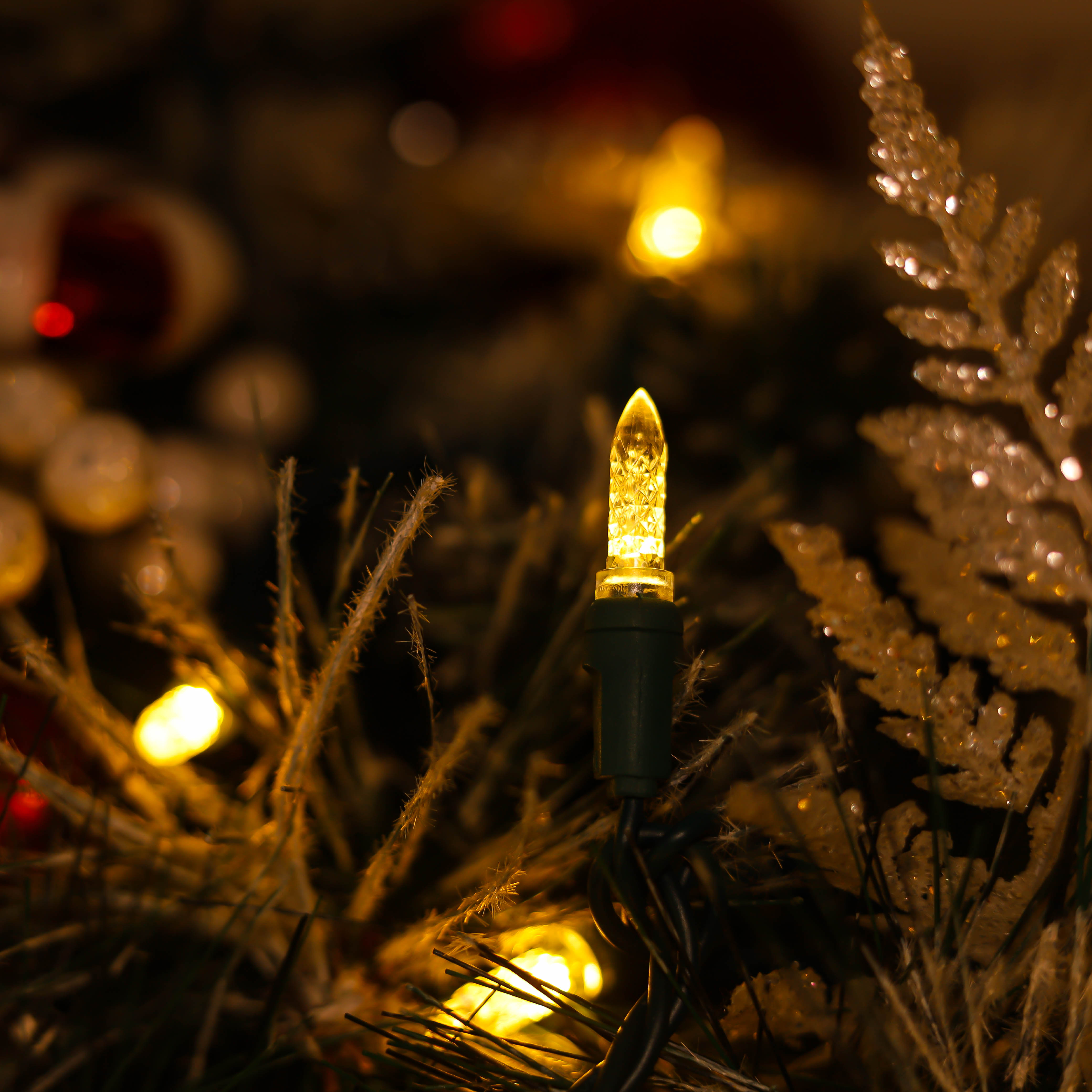 ウォームホワイトUL認定M5 LEDクリスマスライト