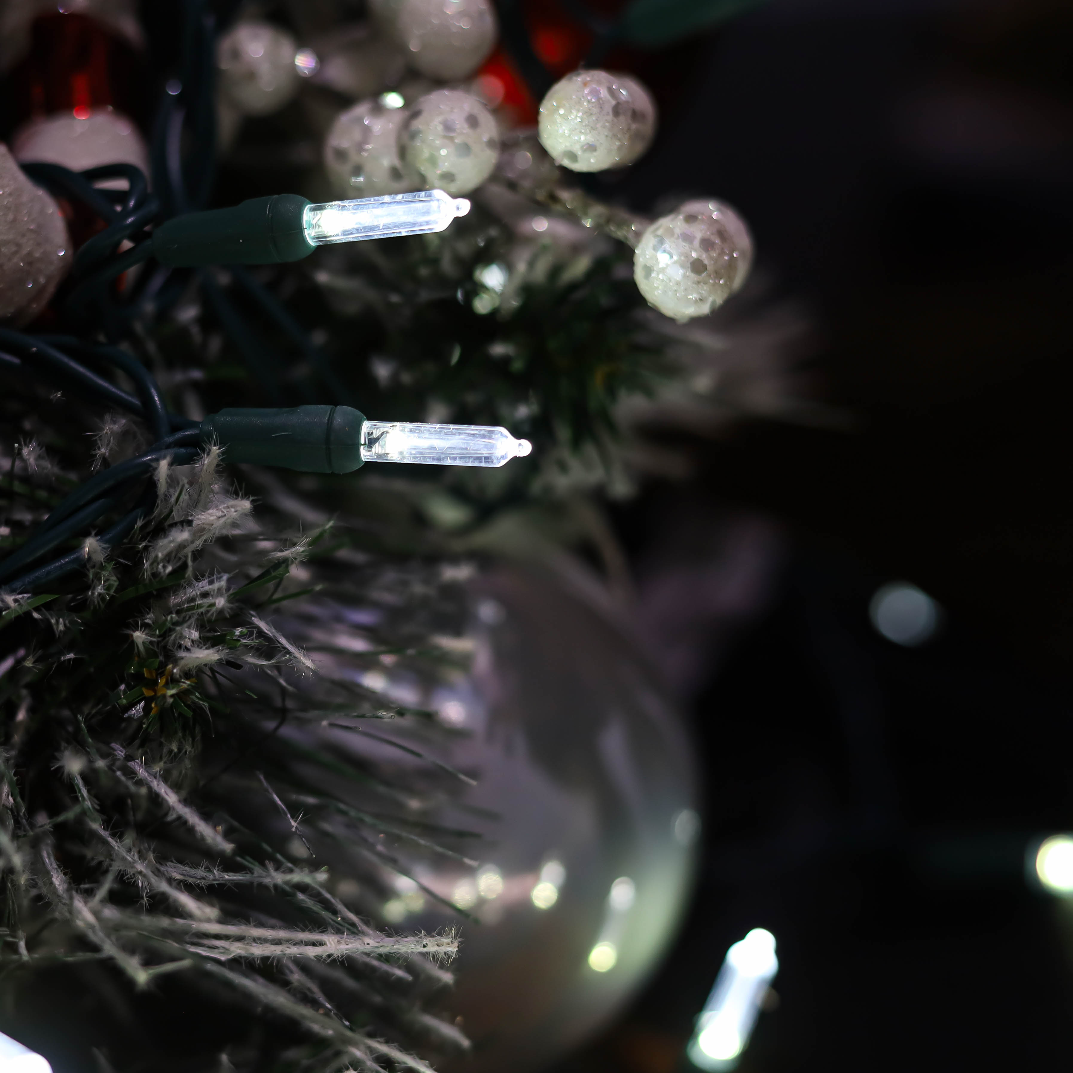 T5 LED UL ストリング ライト コールド ホワイト クリスマス ライト セット屋外使用
