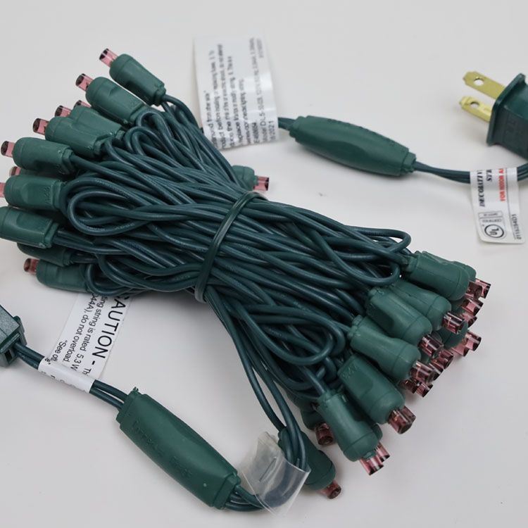 パープル 5MM 広角ミニ LED ストリング ライト ハロウィン用 UL 認定防水