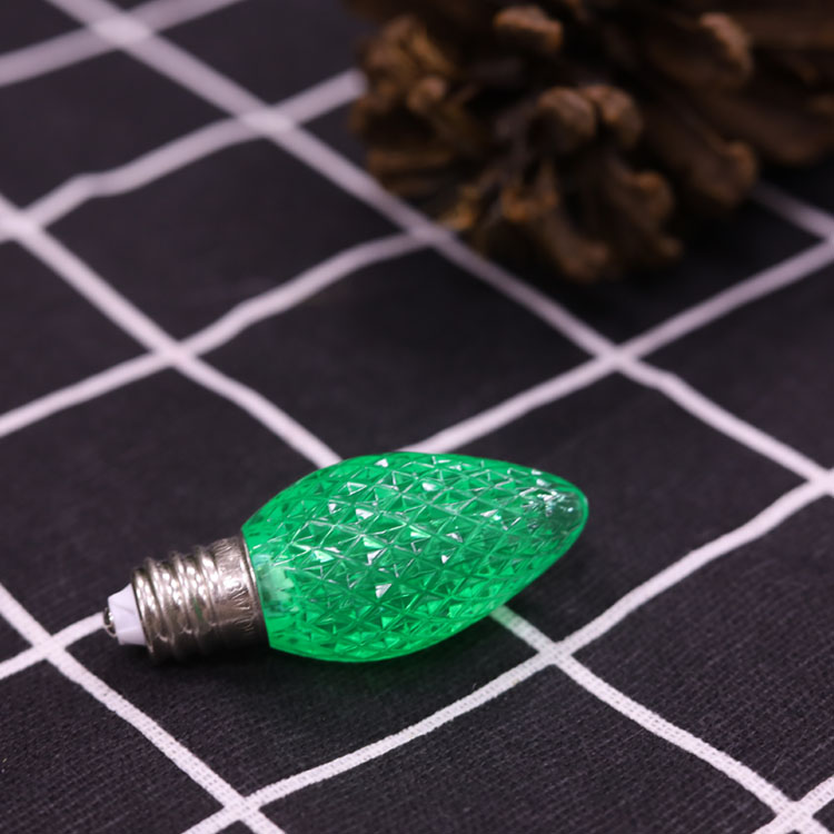 C7 Minleon LED 交換用電球グリーン クリスマス電球 UL 防水屋外
