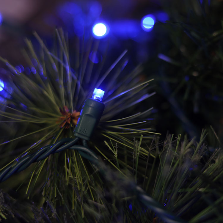 5MM 広角ミニ LED ストリング ライト UL ブルー クリスマス ライト セット屋外