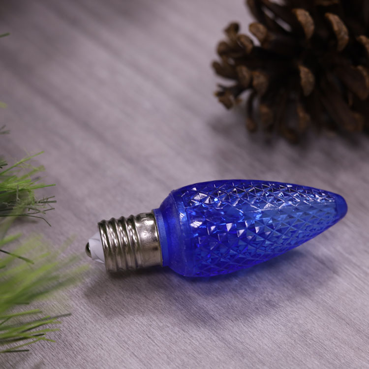 防水青色 LED C9 UL Minleon 交換用電球