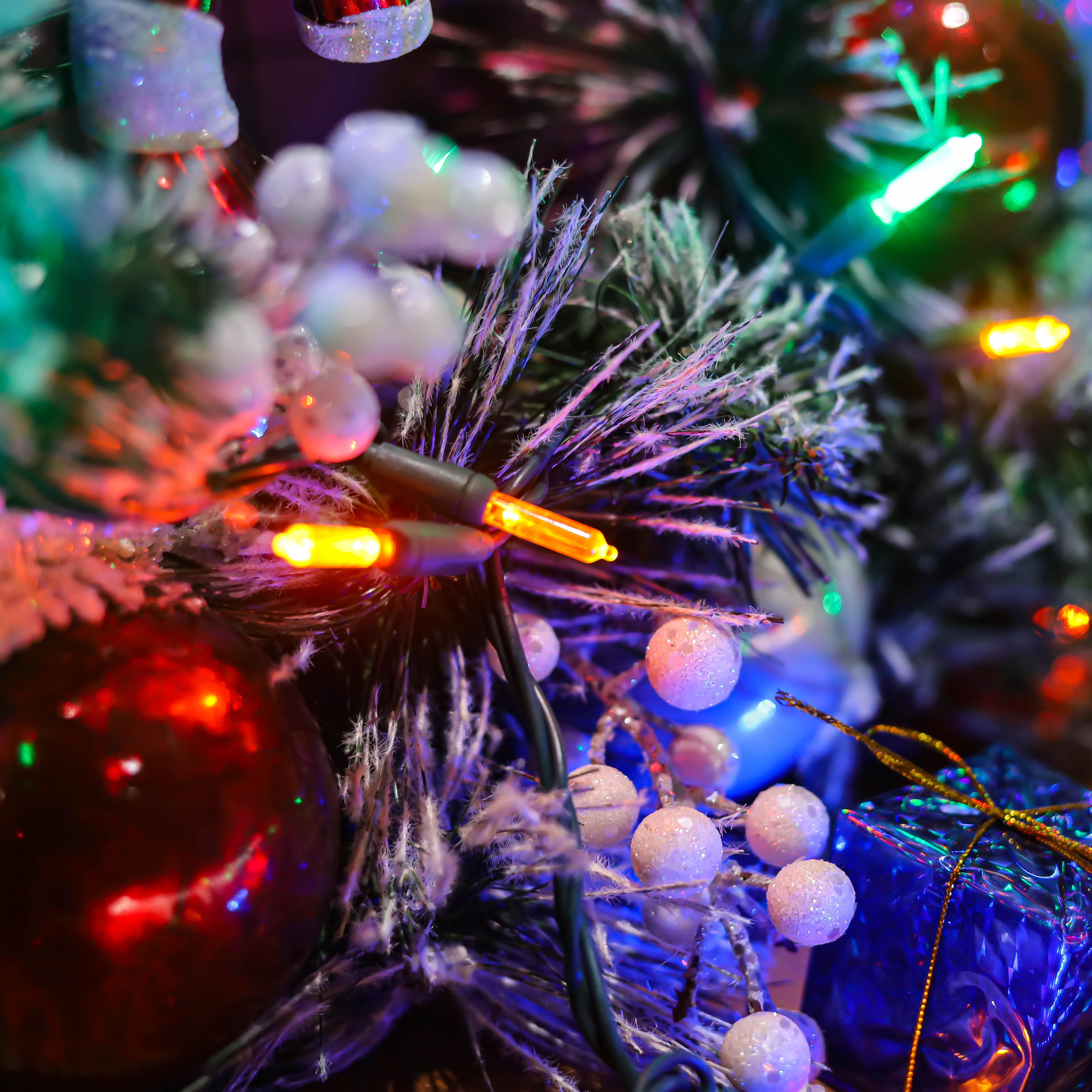UL T5 LED クリスマス ライト マルチ ストリング ライト グリーン ワイヤー ライト セット防水屋外