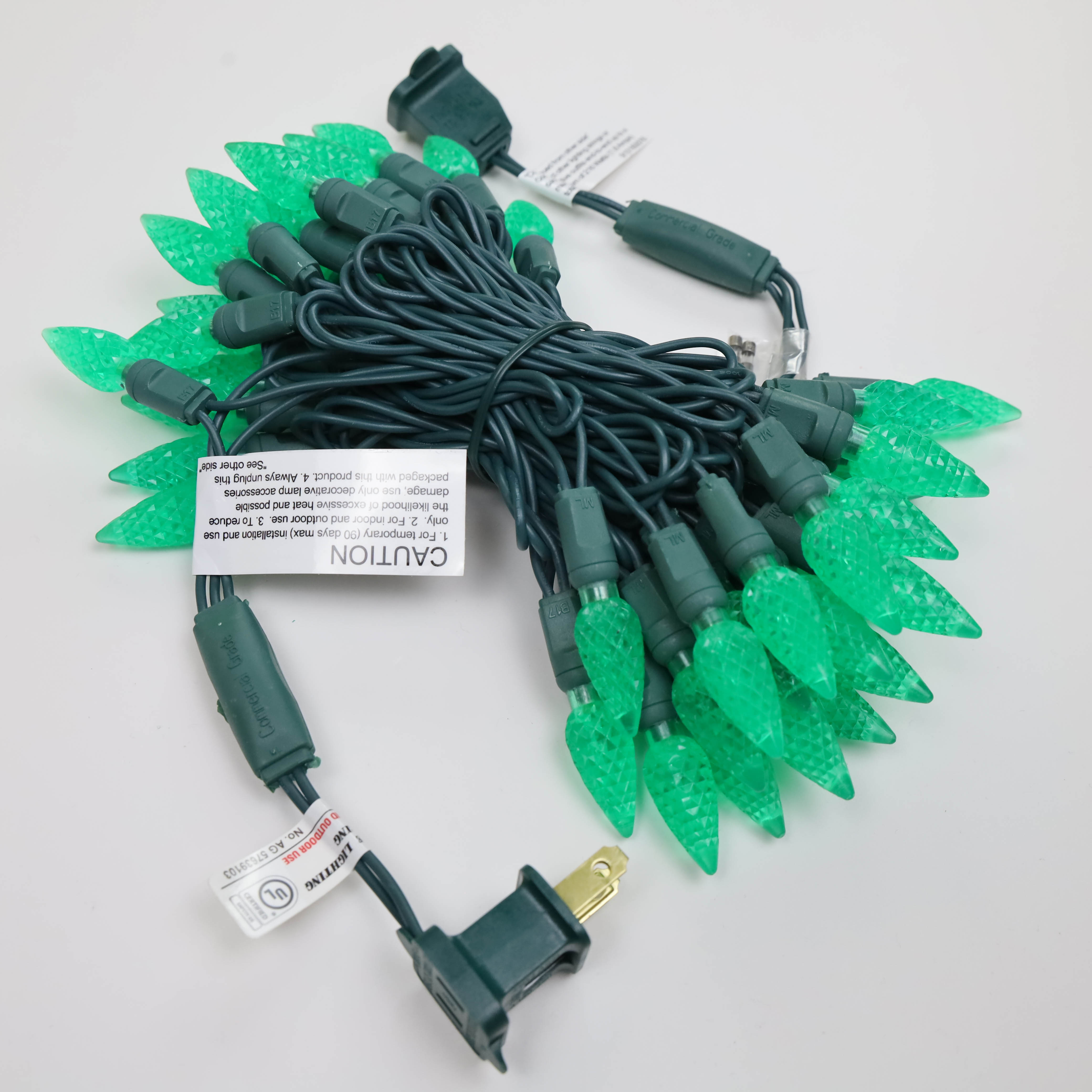 UL C6 ストロベリーグリーン LED ストリングライト