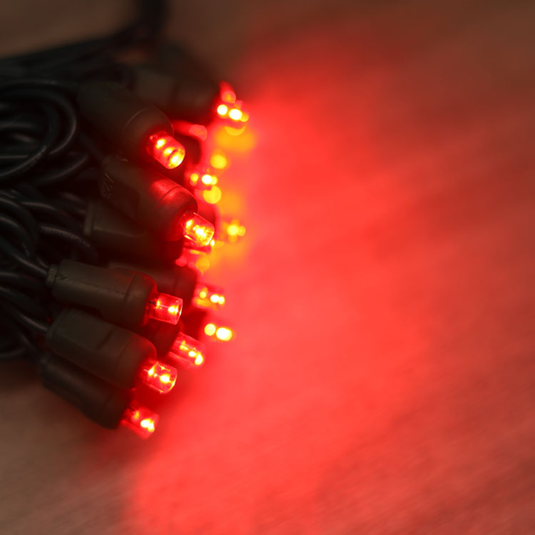 5MM 広角小型 LED ストリング ライト赤いストリング ライト UL 認定