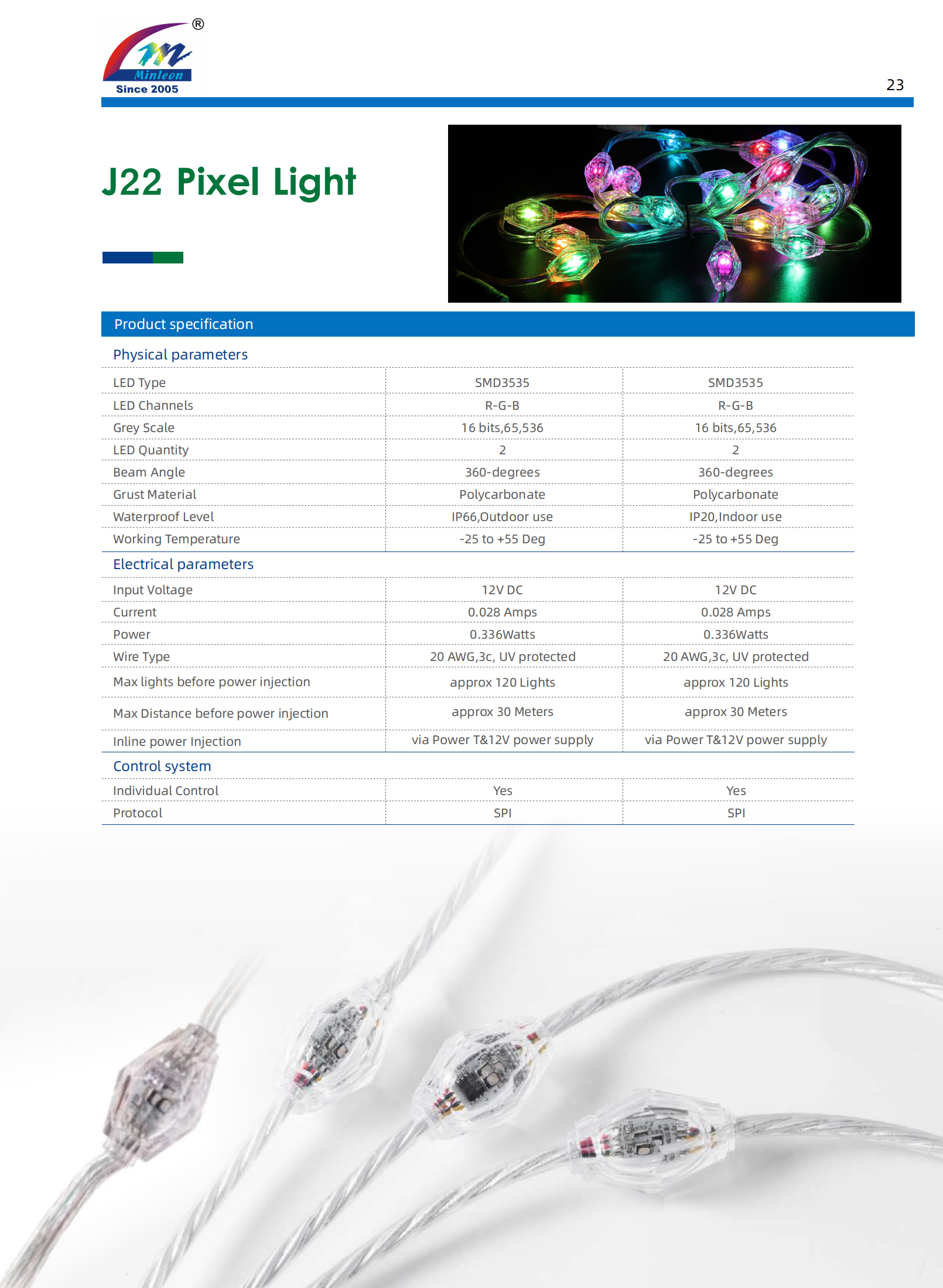 J22 ピクセル ライト - ミンレオン