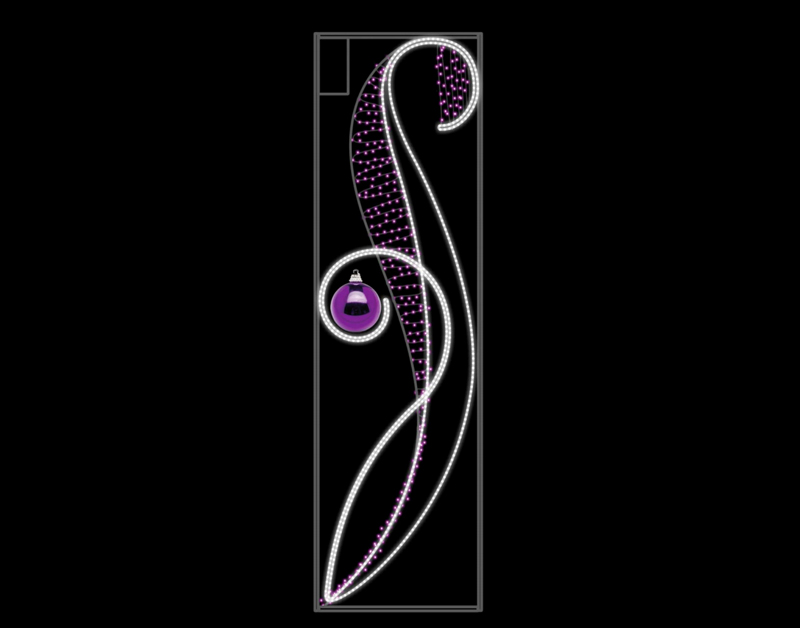 クリスマス装飾ライトホリデーライトストリートショッピングモールライトLSM009