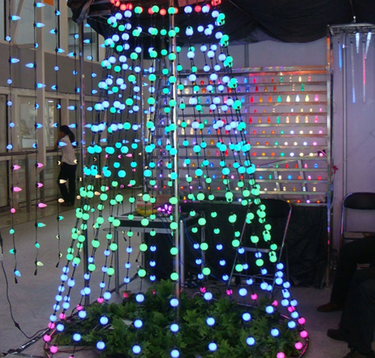 DMX IP66 RGB トリクリット ライトストリング