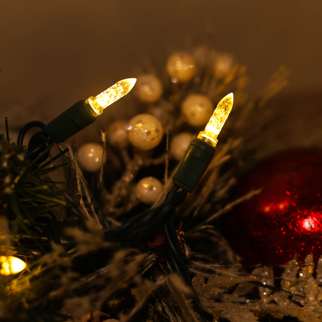 ウォームホワイトUL認定M5 LEDクリスマスライト