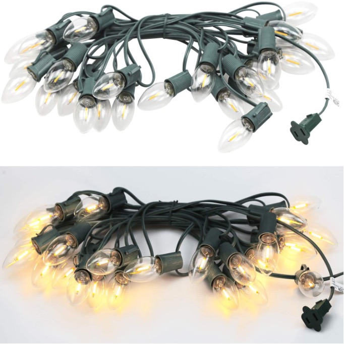 C9 E17 フィラメント LED 電球