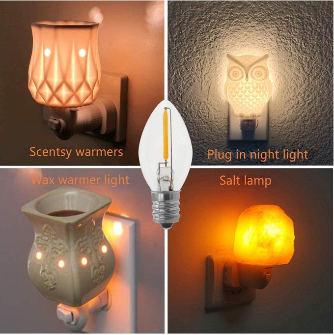 C7 E12 フィラメント LED 電球