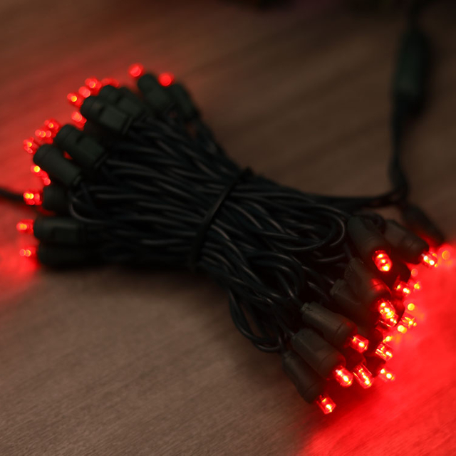 5MM 広角小型 LED ストリング ライト赤いストリング ライト UL 認定