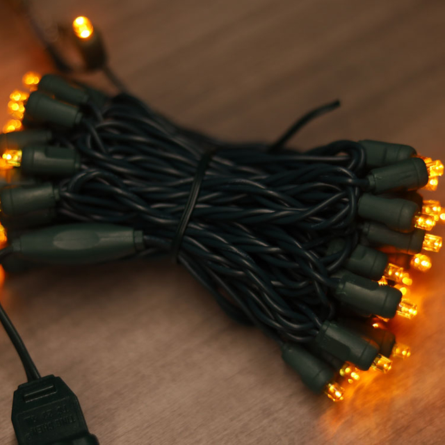 5mm広角黄色のLED文字列ライト