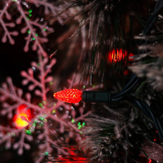 120V UL RED C3クリスマスLEDライト
