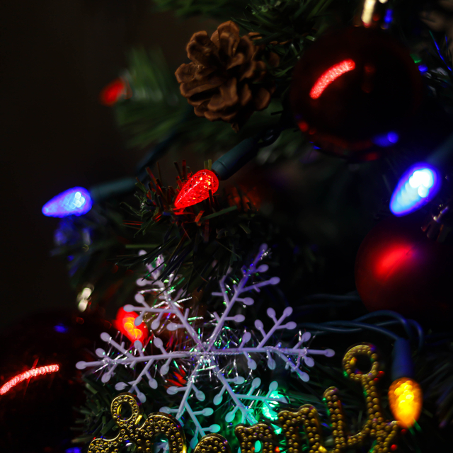 UL C3 LED ストリング ライト屋外多色のクリスマス ライト