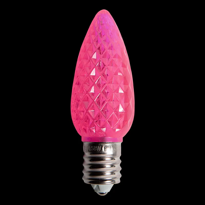 C9 V2 LED ファセット電球 – ピンク