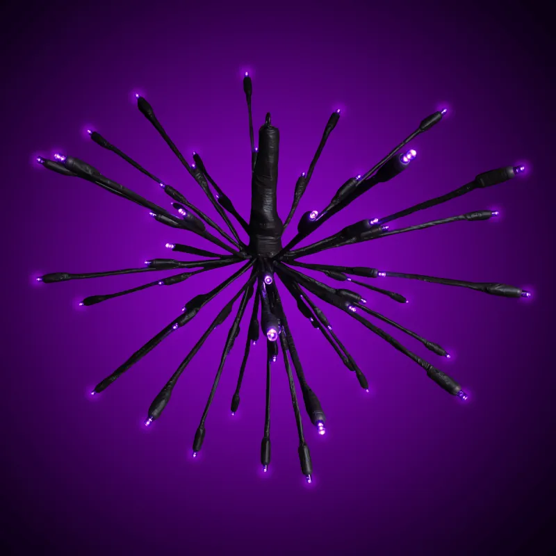 28 インチ LED ジングルボール - パープル