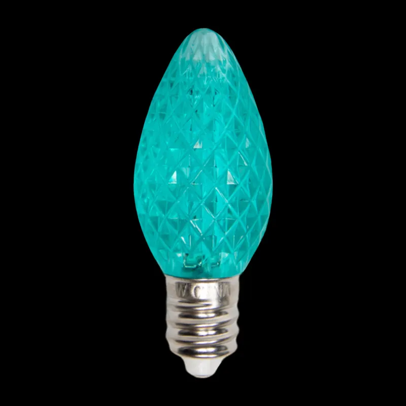 C7 LED ファセット電球 – ティール