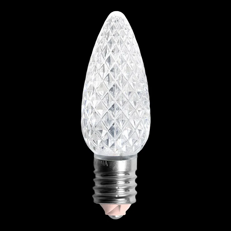 C9 V2 LED ファセット電球 – ピュアホワイト