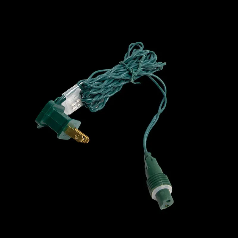 6 フィート同軸電源コード – 緑色