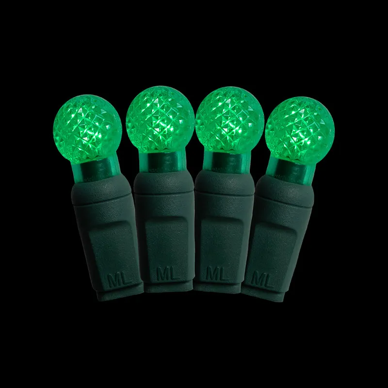 50L G12 グリーン LED クリスマス ストリング ライト屋外防水