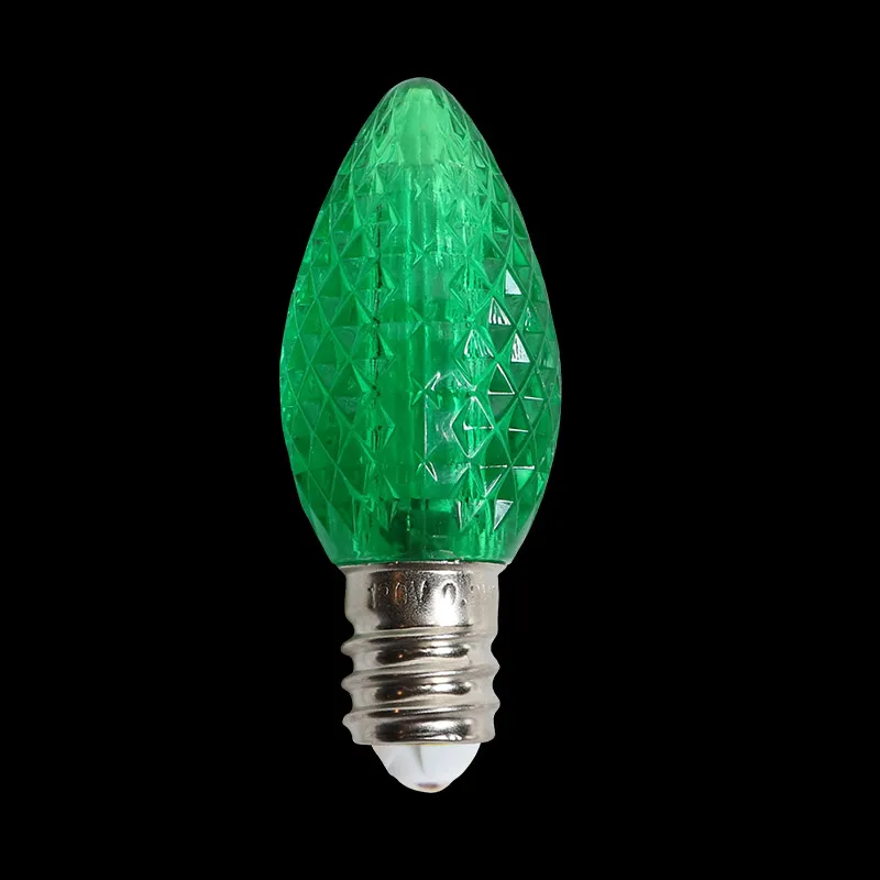 C7 Minleon LED 交換用電球グリーン クリスマス電球 UL 防水屋外