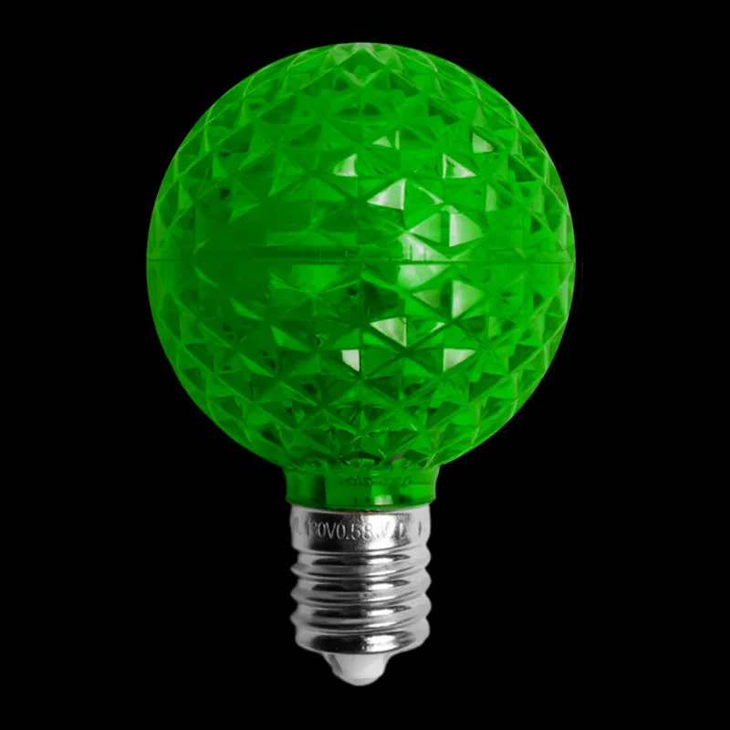 G50 LED 透明電球 - グリーン