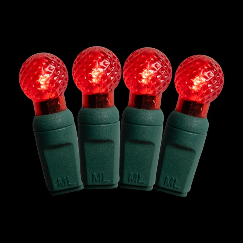 50L G12 赤色 LED クリスマス ストリング ライト屋外防水