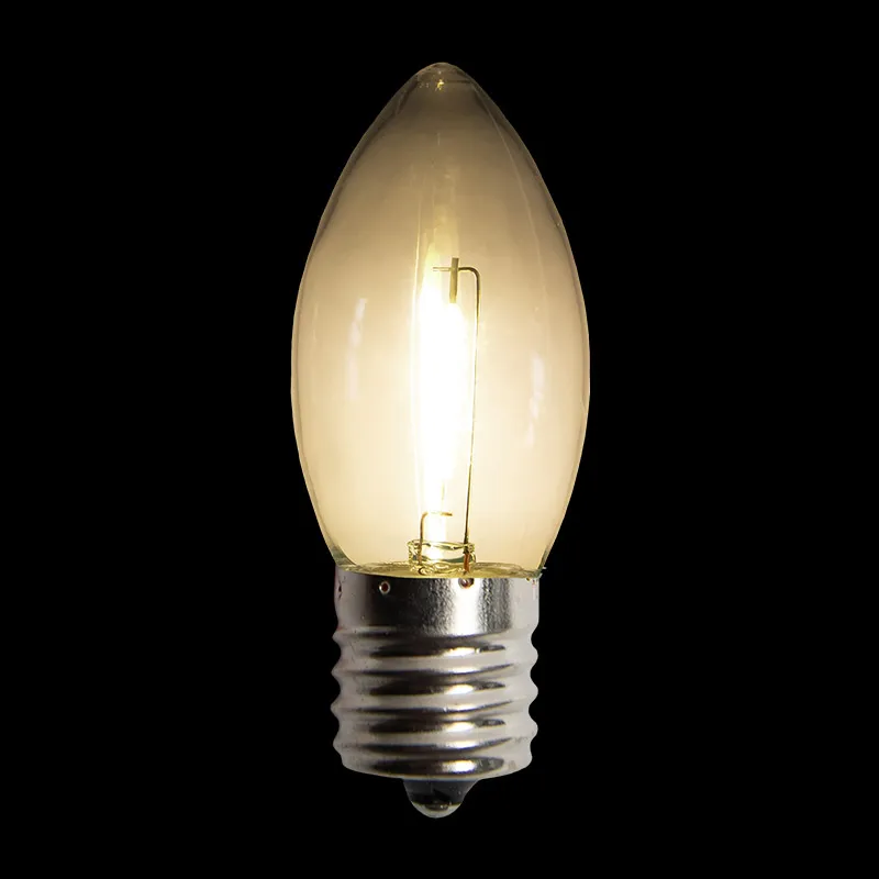 C9 LED フィラメント電球 – サンウォームホワイト