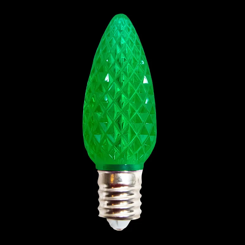 C9 Minleon LED 交換用電球グリーン クリスマス電球 UL 防水