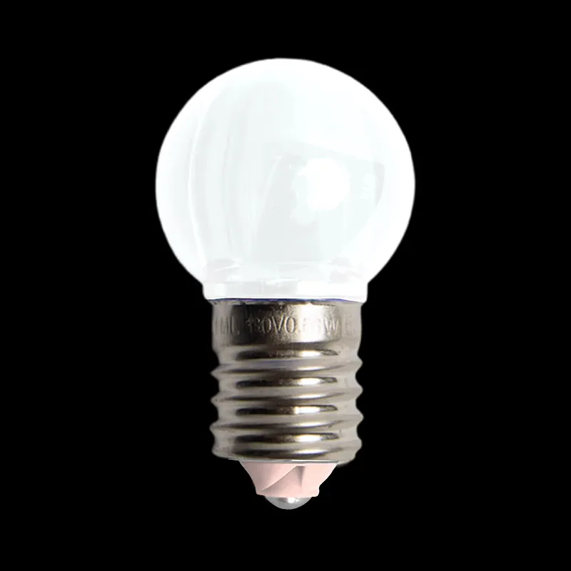 130V UL G30 E17 滑らかで透明な純白 LED 電球