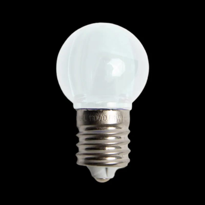 130V UL G30 E17 滑らかで透明なクールホワイト LED 電球