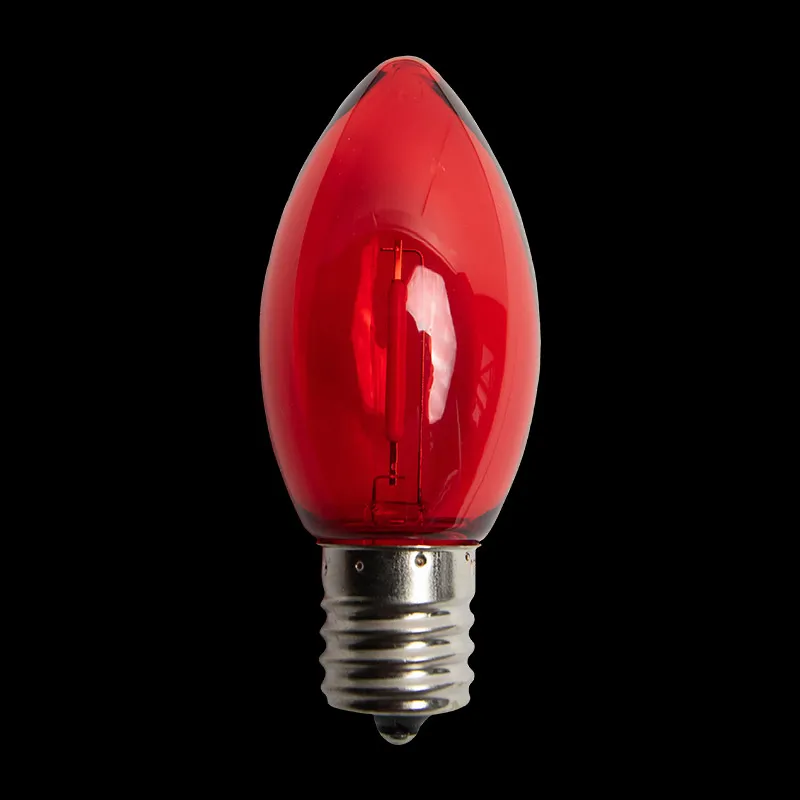 C9 LED フィラメント電球 – 赤