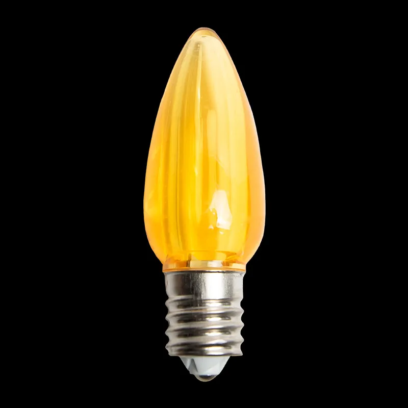 C9 V2 LED ファセット電球 – イエロー