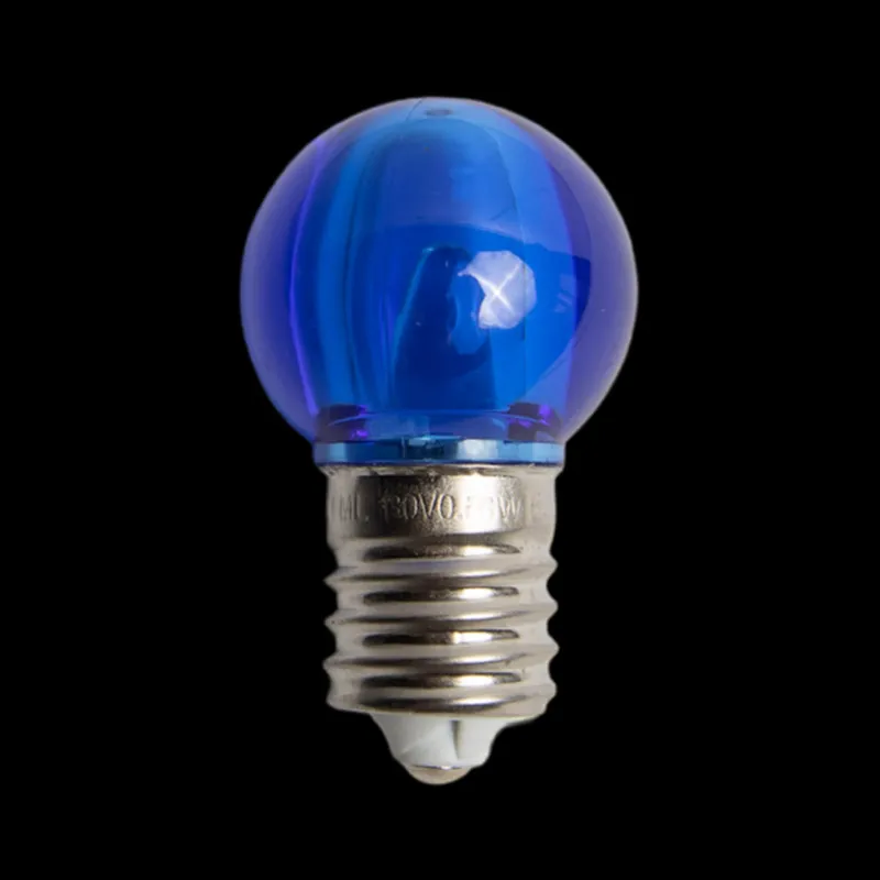 130V UL G30 E17 滑らかな透明な青色 LED 電球